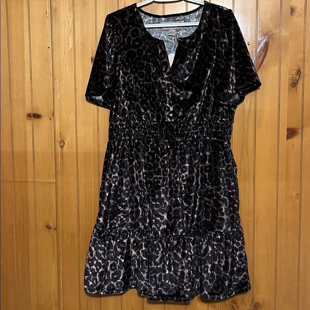 French Connection Velvet Mini Dress - Picture 4 of 11